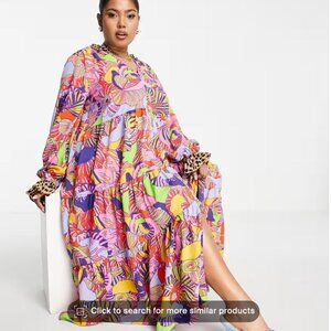 Never Fully Dressed Plus Floral Maxi Dress